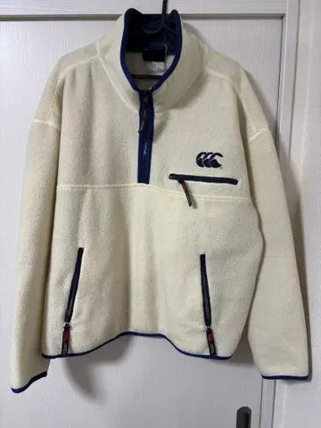 Canterbury 플리스 자켓 L 크림색