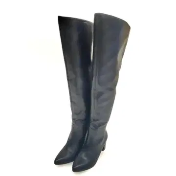 SNIDEL 니하이 와이드 부츠 M 사이즈 8795