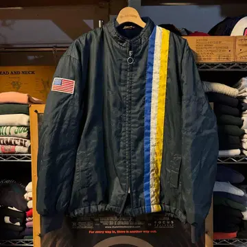 70s vintage USA제 talon 탈론 지퍼 레이싱 자켓
