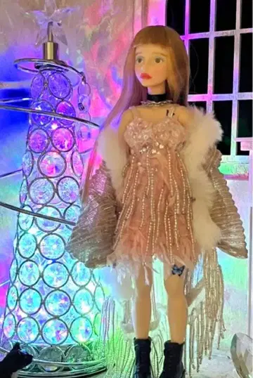 베이비 마로 비즈 가운 체리짱 브라이스