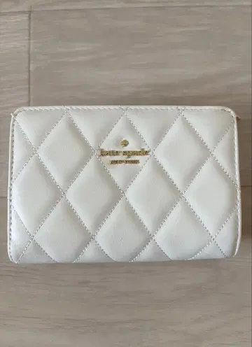 케이트 스페이드 접이식 지갑 화이트