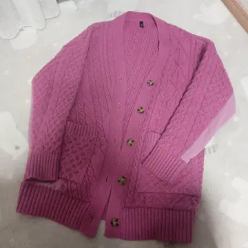 AULA AILA 니트 가디건 도톰 아우라 아이라 BIG