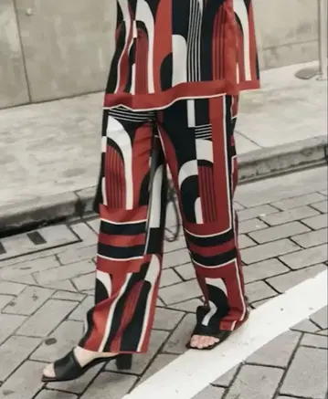 저널 스탠다드 키카 스카프 프린트 팬츠