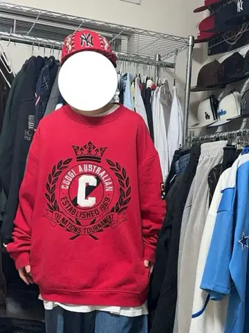 쿠지 COOGI 맨투맨 3XL 뉴에라 캡 페이즐리 무늬