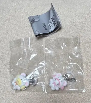 산리오 메지루시 액세서리 마이멜로디 폼폼푸딩