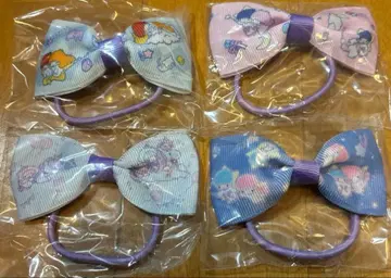 리틀트윈스타 키키라라 리본 머리끈 가챠 하마즈시 하마코 세트