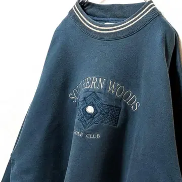 기어 서던우즈 골프클럽 자수 맨투맨 트레이닝복 그린 XL 구제 의류