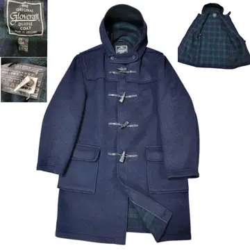 초레어 이세탄 별주 초기 블랙워치 패턴 글로버올 더플 코트
