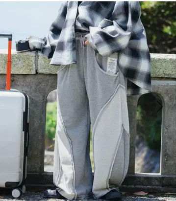 새상품 니코앤드 be with M Misayo 락키리 스웨트 팬츠 M