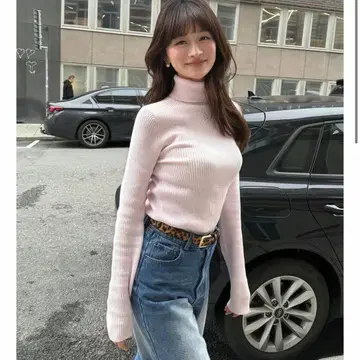 bibiy B. TURTLE KNIT 터틀넥 니트