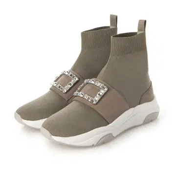 +diana 크리스탈 버클 니트 스니커즈