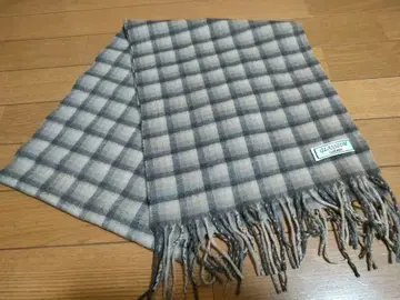 [캐시미어 100%] 체크 머플러