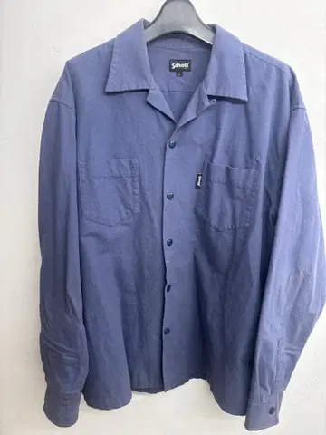 Schott 플레인 플란넬 셔츠 M