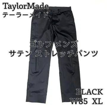[ TaylorMade ] 남성용 새틴 스트레치 팬츠 BK W85 XL