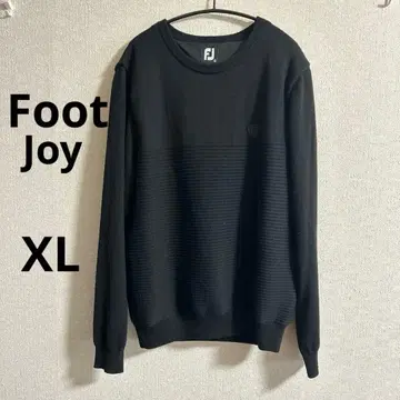 풋조이 방풍 안감 부착 스웨터 블랙