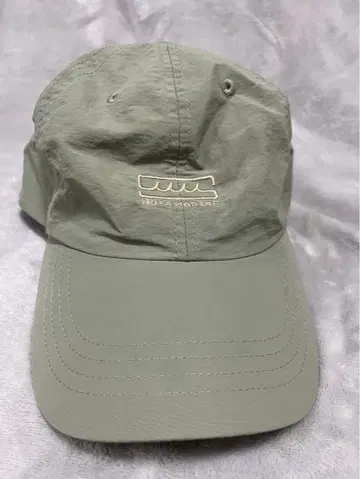 무타마린 올리브 그린 로고 자수 나일론 캡