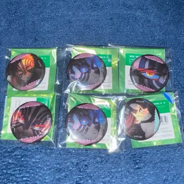 극장판 귀멸의 칼날 무한열차편 제1장 말하는 눈빛 B 캔뱃지 아카자 세트