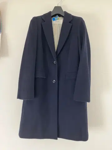 네이비 체스터 코트