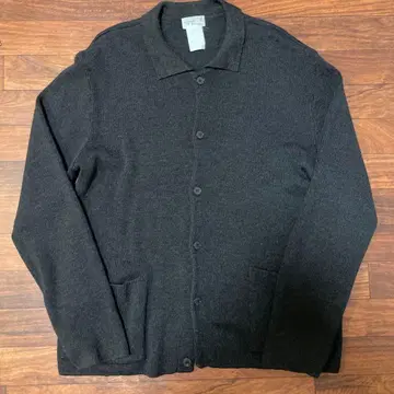 프랑스제 에네스베옴 다크 그레이 셔츠 가디건 사이즈 1