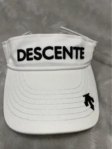 DESCENTE 화이트 바이저