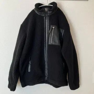 CRONOS 플리스 자켓 블랙