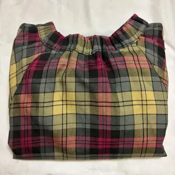 JEANASiS 체크 무늬 플레어 스커트