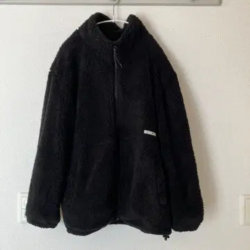 XENO 블랙 플리스 자켓