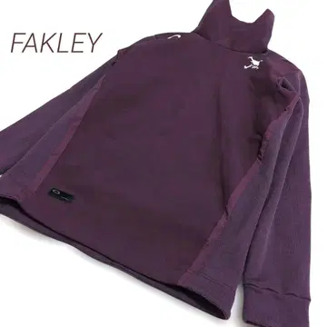 오클리 스컬 터틀넥 상의 골프웨어 자수 스트레치