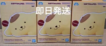 폼폼푸딩 소프트 비닐 피규어 산리오 3개 세트