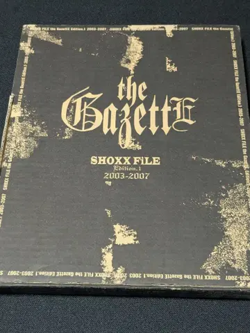 the GazettE SHOXX FILE Edition.1 2003-20