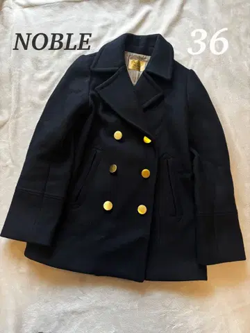 spick&span noble 노블 P 코트 네이비 골드 버튼 36