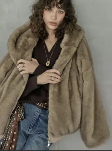 택 포함 새상품 리디 포퍼 후디 블루종 모카 M