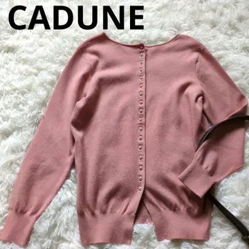 CADUNE 카듀네 2way 백 펄 풀오버 핑크