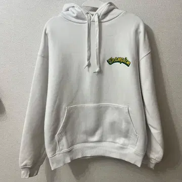 Champion 두꺼운 원단 후드티 M 코튼 화이트 C8-W124