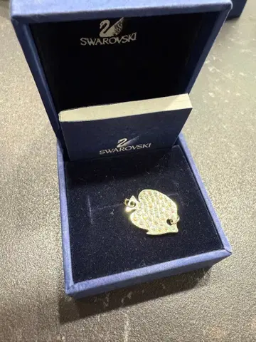 스와로브스키 물고기 체인 반지 Swarovski