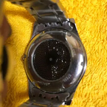 자동 와인딩 퍼플 다이얼 시계