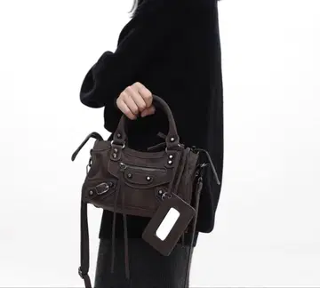 [ 미사용 새상품 ] JANDRESS 2Way 미니 숄더 토트백 브라운