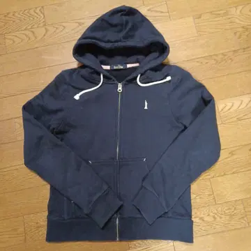 East Boy 네이비 풀 지퍼 후드티