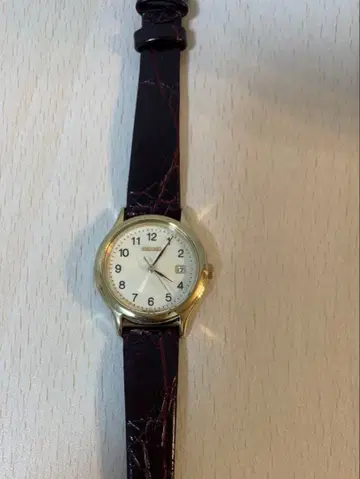 SEIKO 손목시계 골드/브라운