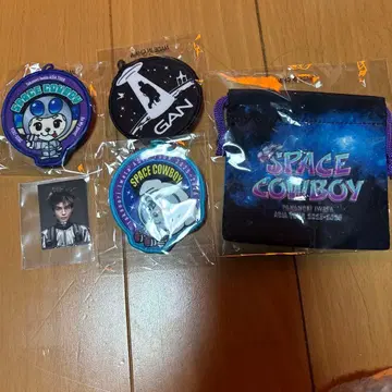 이와타 타카노리 회장 가챠 와펜 배지 스티커 세트 복조리