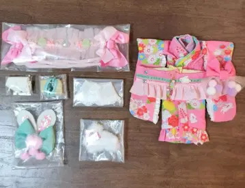 네오 브라이스 복숭아색 공주 아웃핏 일식