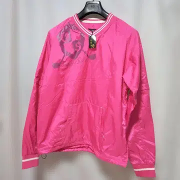 골프 충전솜 윈드브레이커 방풍 방한 핑크 L