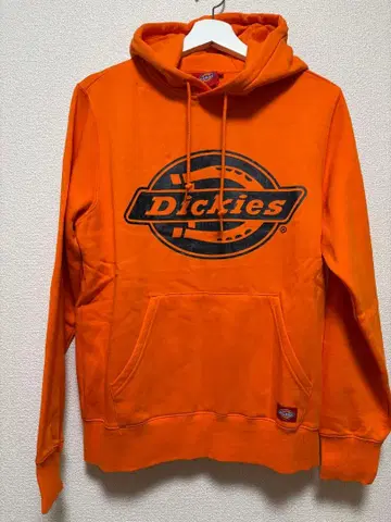 Dickies 후드 부착 후드티 오렌지 남성용