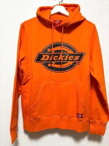 Dickies 후드 부착 후드티 오렌지 남성용