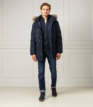 [ 새상품 ] 타미 힐피거 네이비 다운 자켓