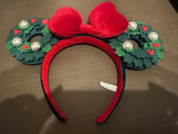 디즈니 크리스마스 2024 머리띠 리스