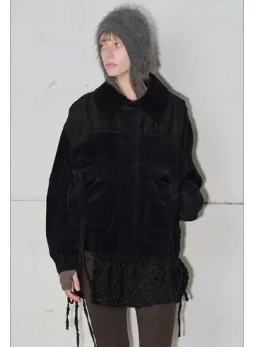 typeservice Mixed Shirring Jumper/Black