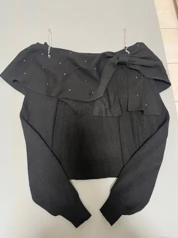 마제스틱 레곤 리본 니트