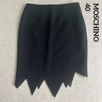 모스키노 지그재그 미니 스커트 사이즈 40