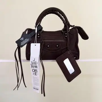[ 미사용 새상품 ] JANDRESS 2Way 미니 숄더 토트백 브라운